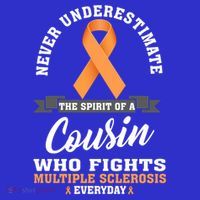 Cousin Fights Multiple Sclerosis Ms Warrior Gift Toddler Hoodie thumb 2