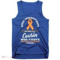 Cousin Fights Multiple Sclerosis Ms Warrior Gift Tank Top thumb 0
