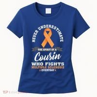 Cousin Fights Multiple Sclerosis Ms Warrior Gift Women's T-Shirt thumb 0