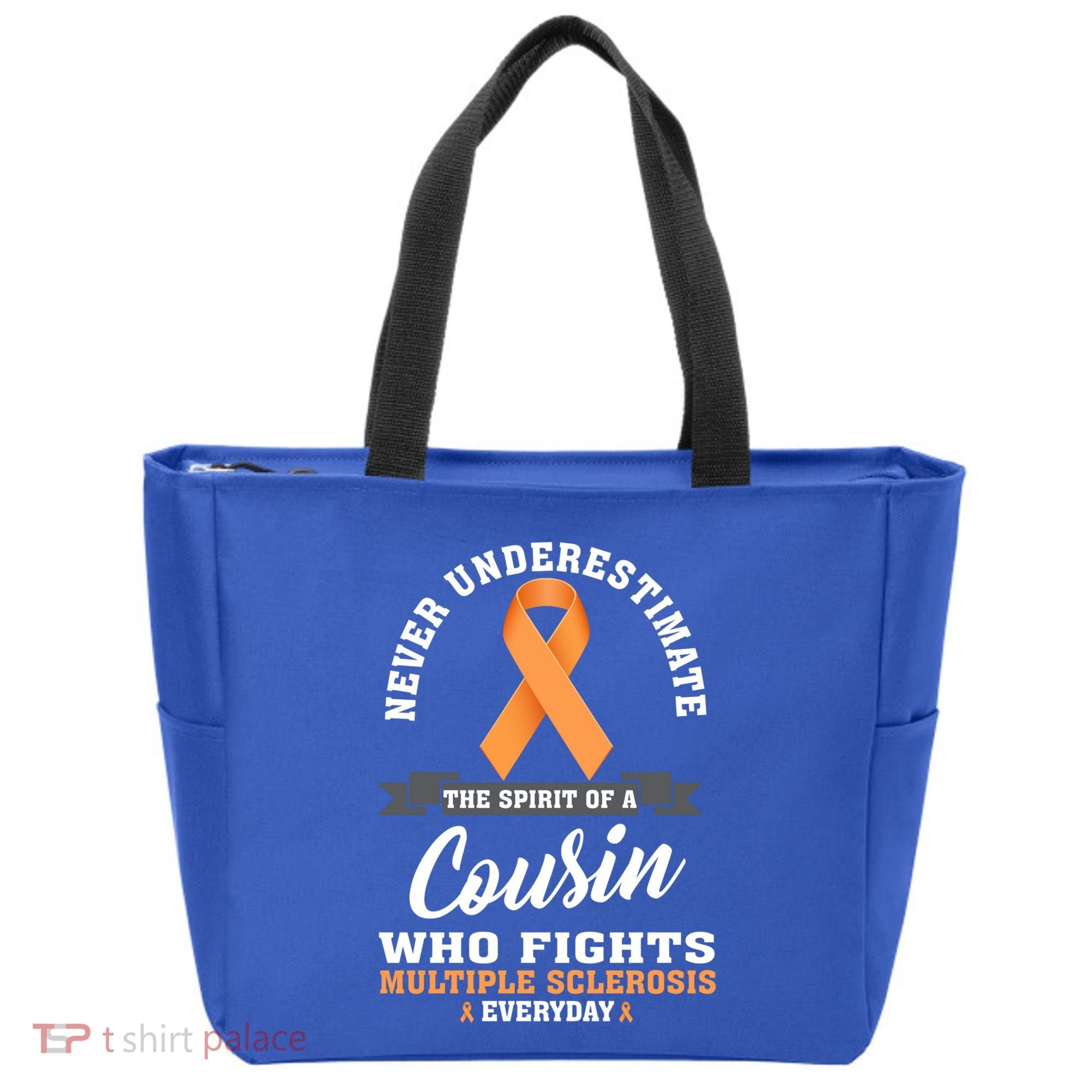 Cousin Fights Multiple Sclerosis Ms Warrior Gift Tote Bag
