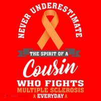 Cousin Fights Multiple Sclerosis Ms Warrior Gift Santa Hat thumb 1