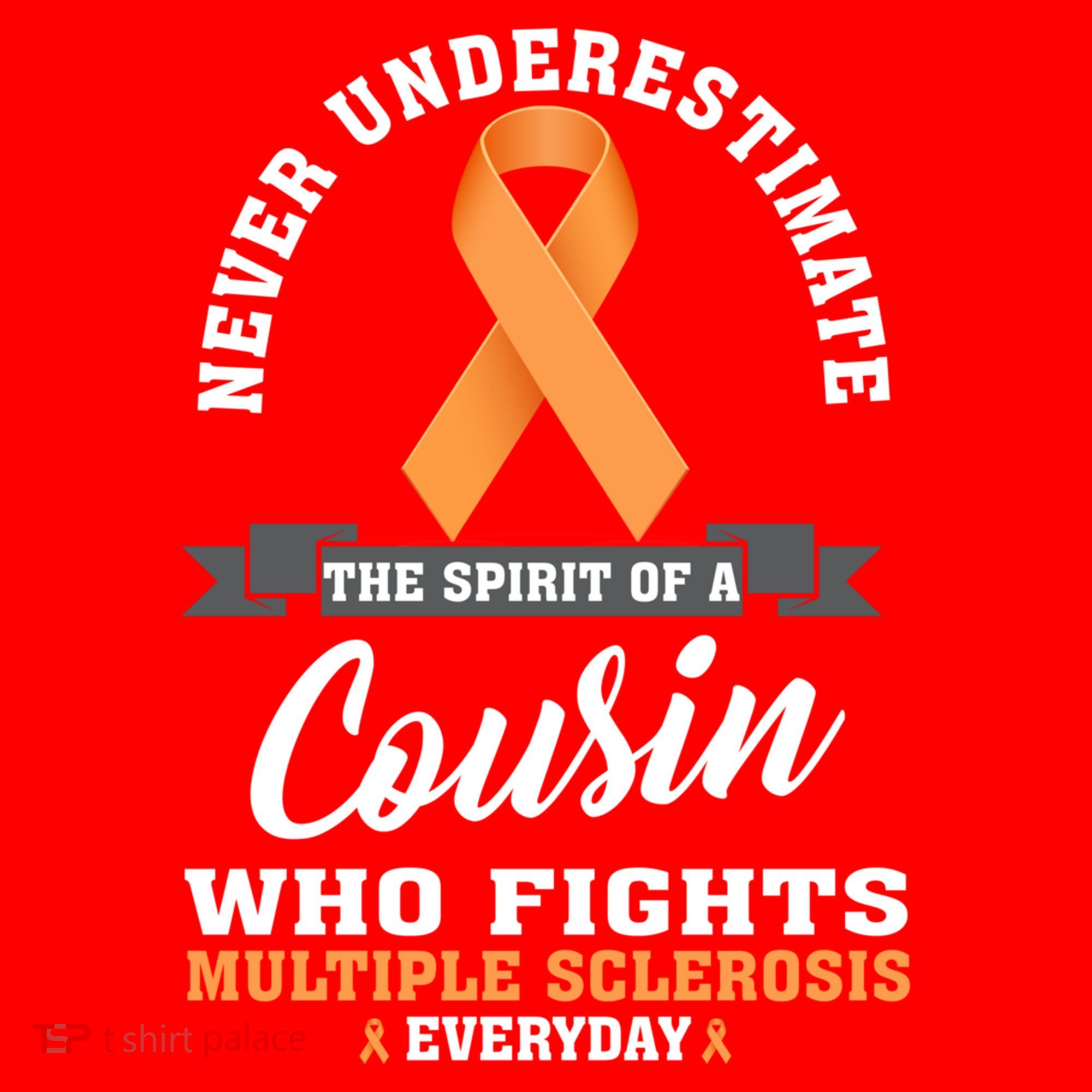 Cousin Fights Multiple Sclerosis Ms Warrior Gift Santa Hat