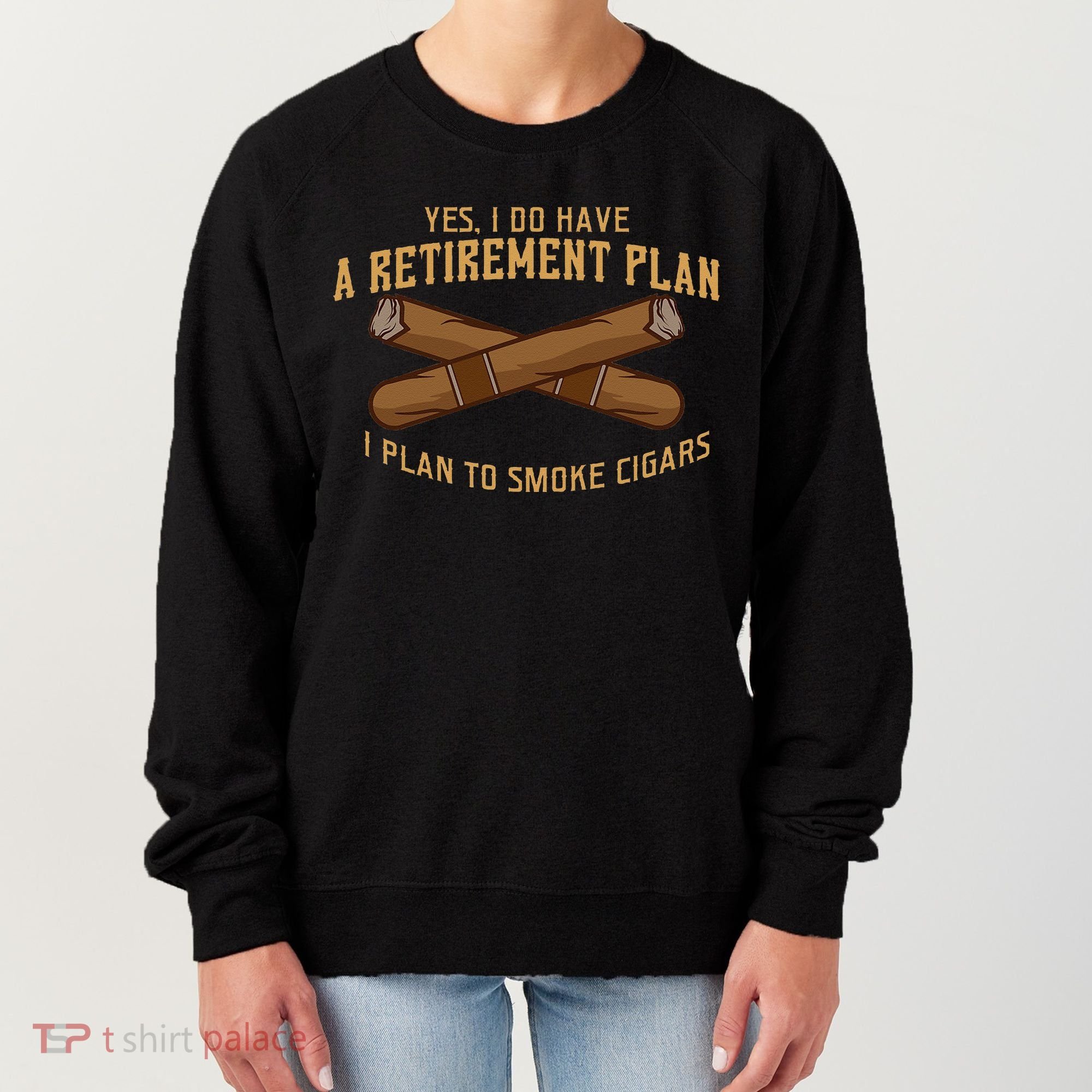 Cigar For Men Cigar Smoker Grandpa Dad Fathers Day Women's Sweatshirt