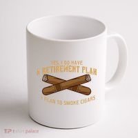 Cigar For Men Cigar Smoker Grandpa Dad Fathers Day Coffee Mug thumb 1