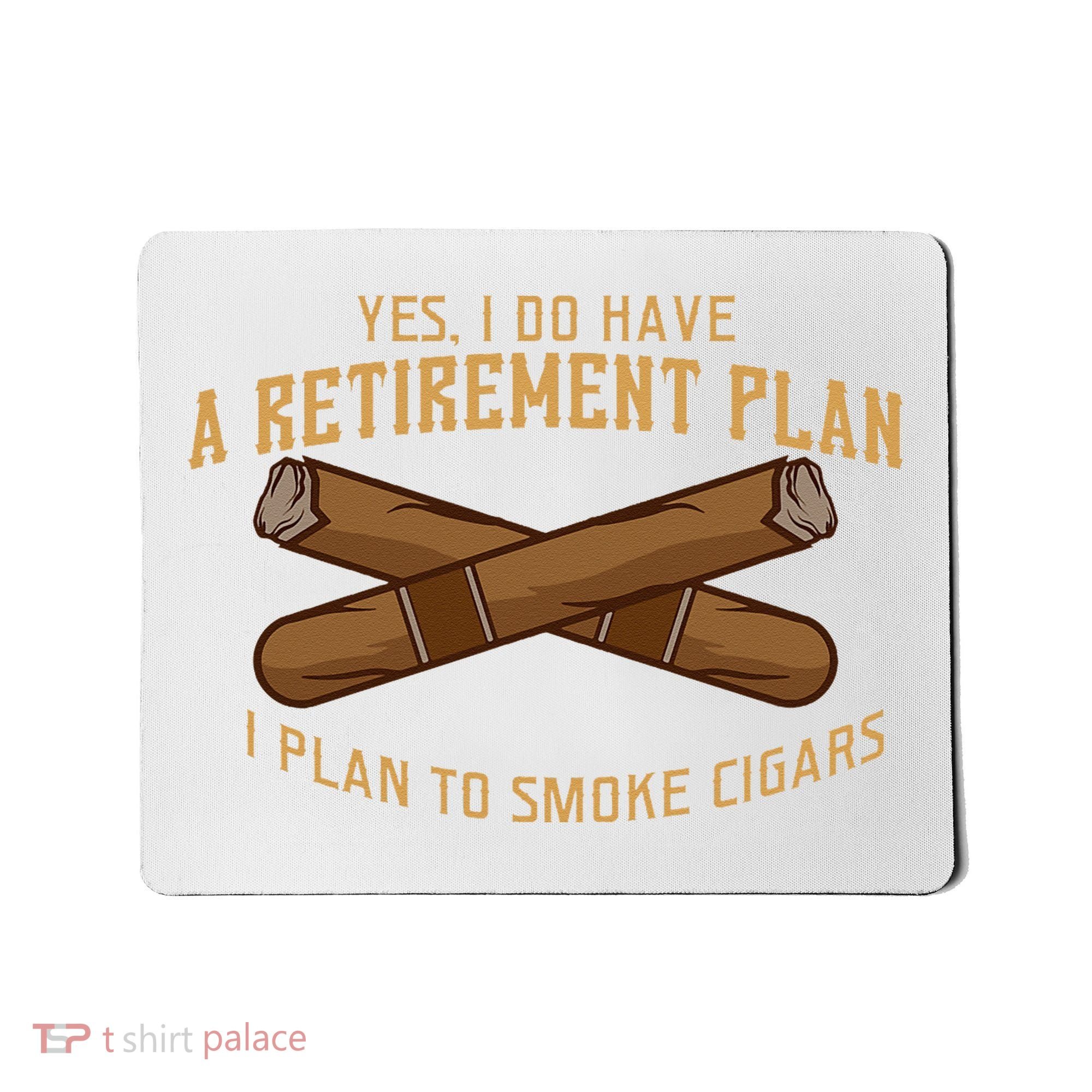 Cigar For Men Cigar Smoker Grandpa Dad Fathers Day Mousepad