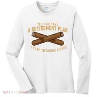 Cigar For Men Cigar Smoker Grandpa Dad Fathers Day Women's Long Sleeve Shirt thumb 0