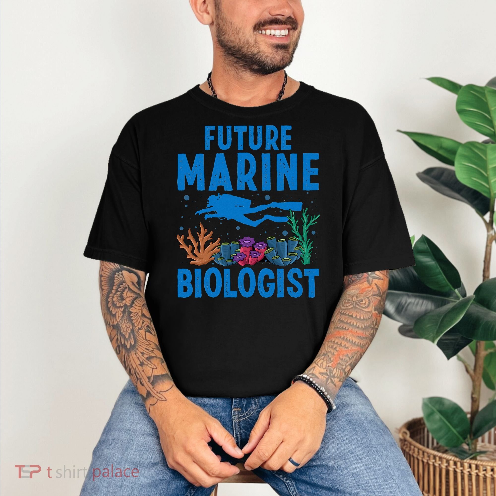 Cool Future Marine Biologist For Marine Biology Comfort Colors T-Shirt