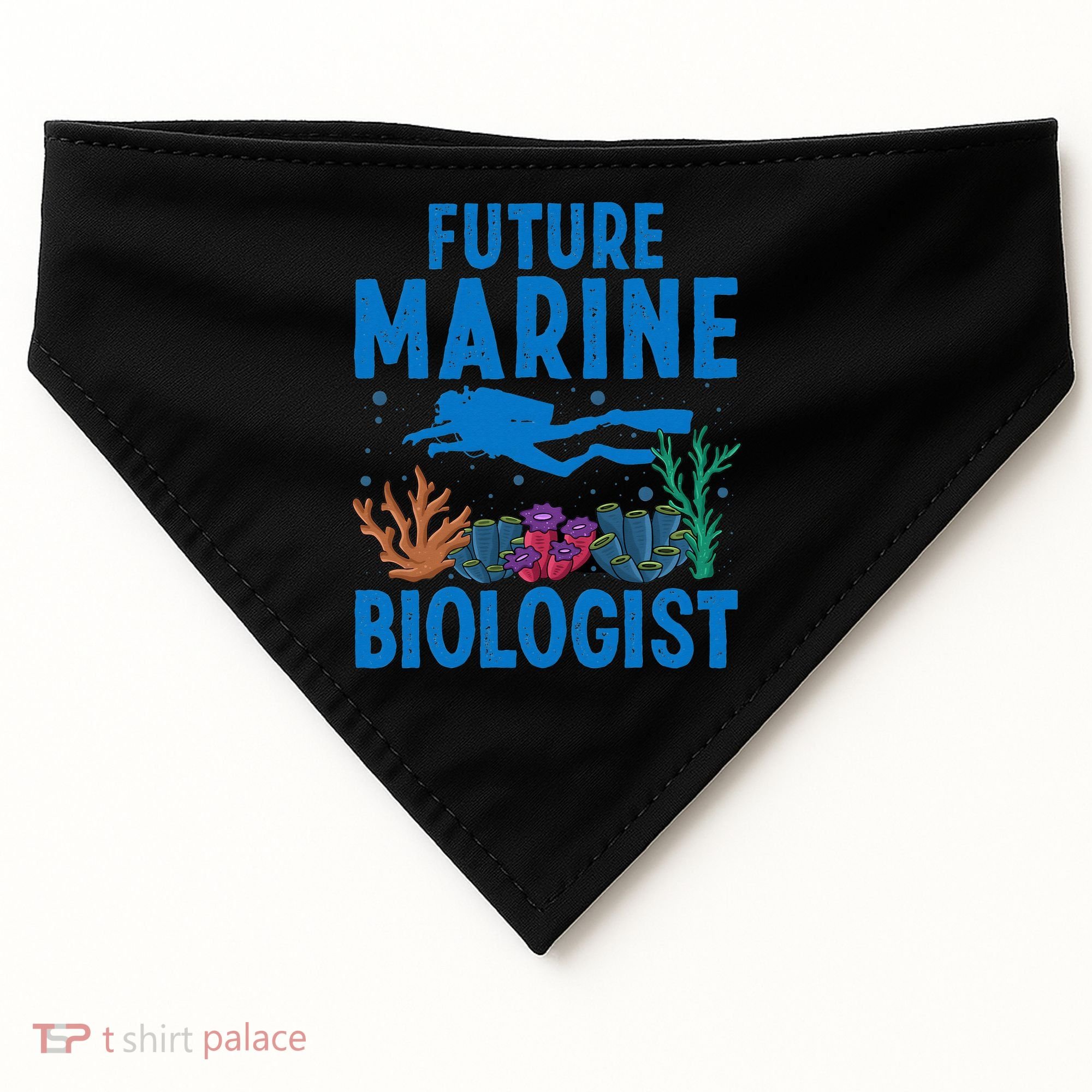 Cool Future Marine Biologist For Marine Biology USA-Made Doggie Bandana
