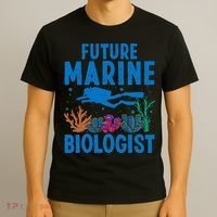 Cool Future Marine Biologist For Marine Biology T-Shirt thumb 3