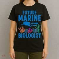 Cool Future Marine Biologist For Marine Biology T-Shirt thumb 4
