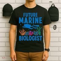 Cool Future Marine Biologist For Marine Biology T-Shirt thumb 6