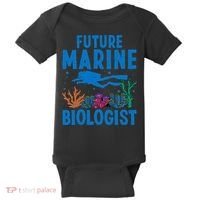 Cool Future Marine Biologist For Marine Biology Baby Bodysuit thumb 0