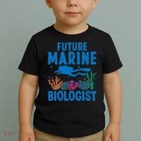 Cool Future Marine Biologist For Marine Biology Toddler T-Shirt thumb 2
