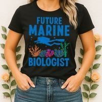 Cool Future Marine Biologist For Marine Biology Women's T-Shirt thumb 2