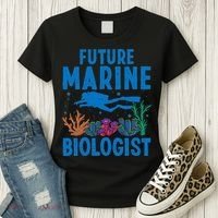 Cool Future Marine Biologist For Marine Biology Women's T-Shirt thumb 3