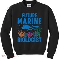 Cool Future Marine Biologist For Marine Biology Kids Sweatshirt thumb 0