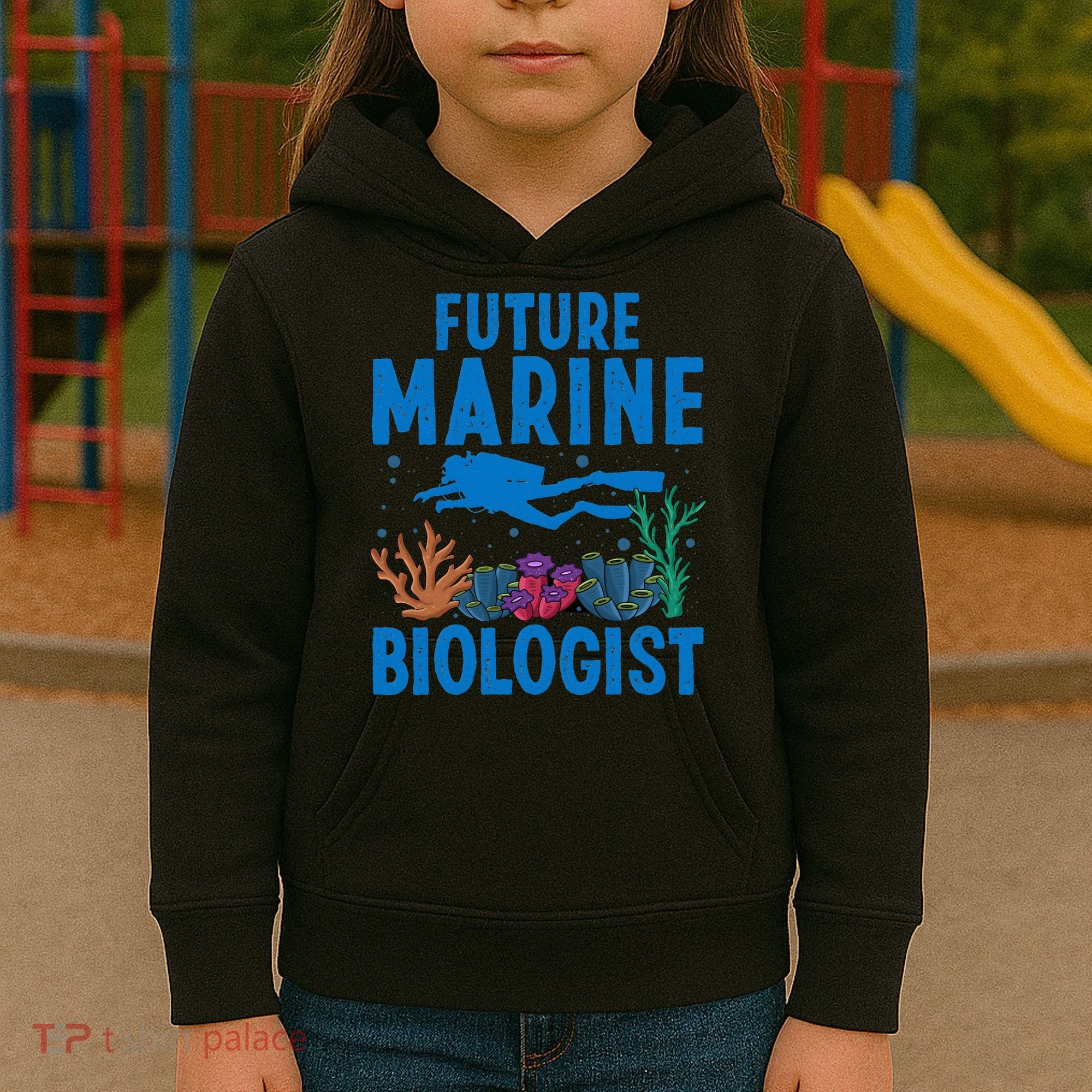 Cool Future Marine Biologist For Marine Biology Kids Hoodie