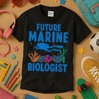 Cool Future Marine Biologist For Marine Biology Kids T-Shirt thumb 3