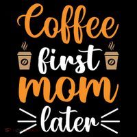 Coffee First Mom Later Bucket Hat thumb 4