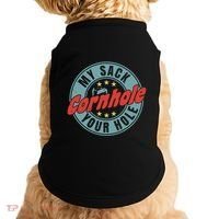 Cornhole Funny My Sack Your Hole Doggie Tank thumb 0