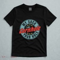 Cornhole Funny My Sack Your Hole T-Shirt thumb 5