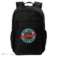 Cornhole Funny My Sack Your Hole Backpack thumb 0