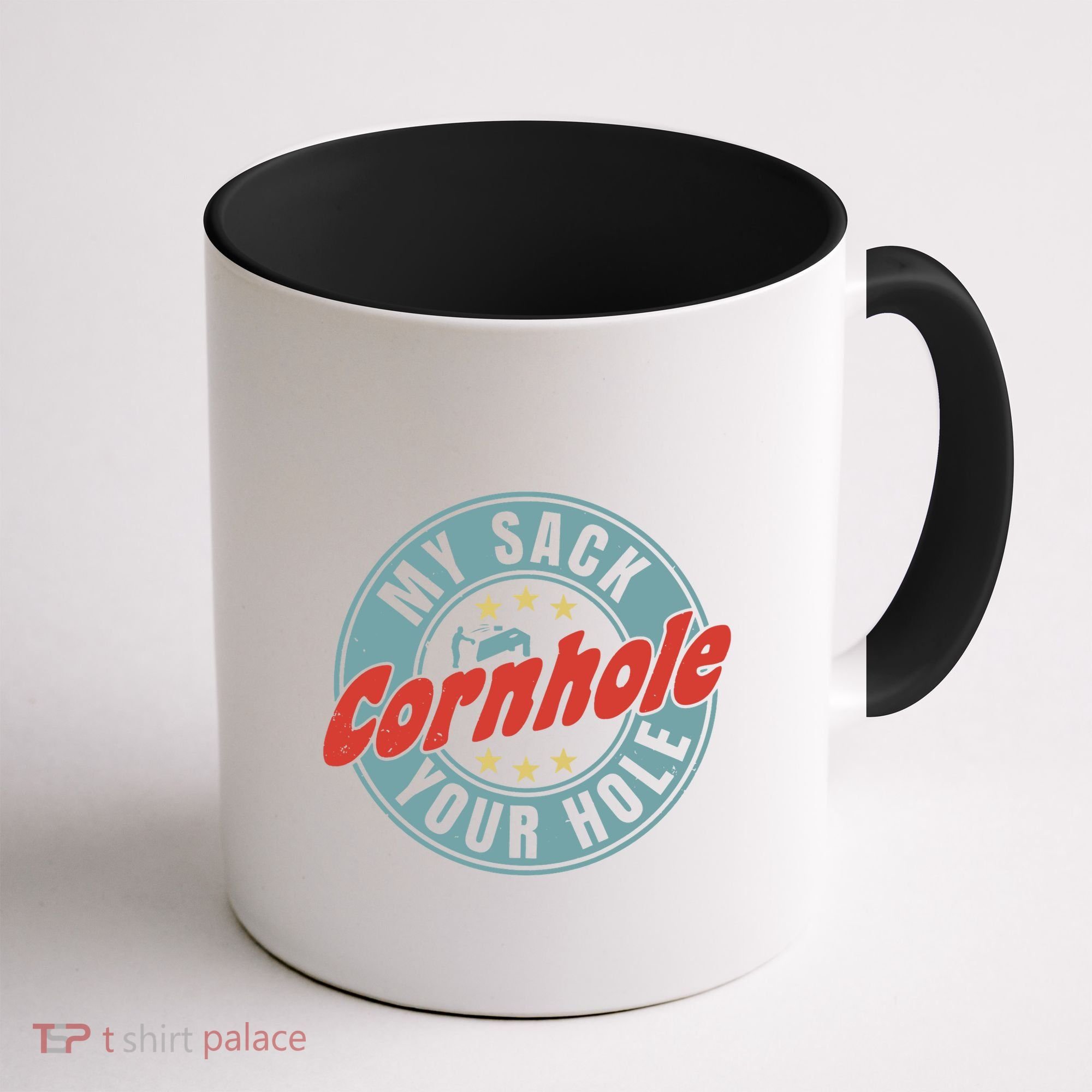Cornhole Funny My Sack Your Hole Coffee Mug