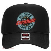 Cornhole Funny My Sack Your Hole Hat thumb 0