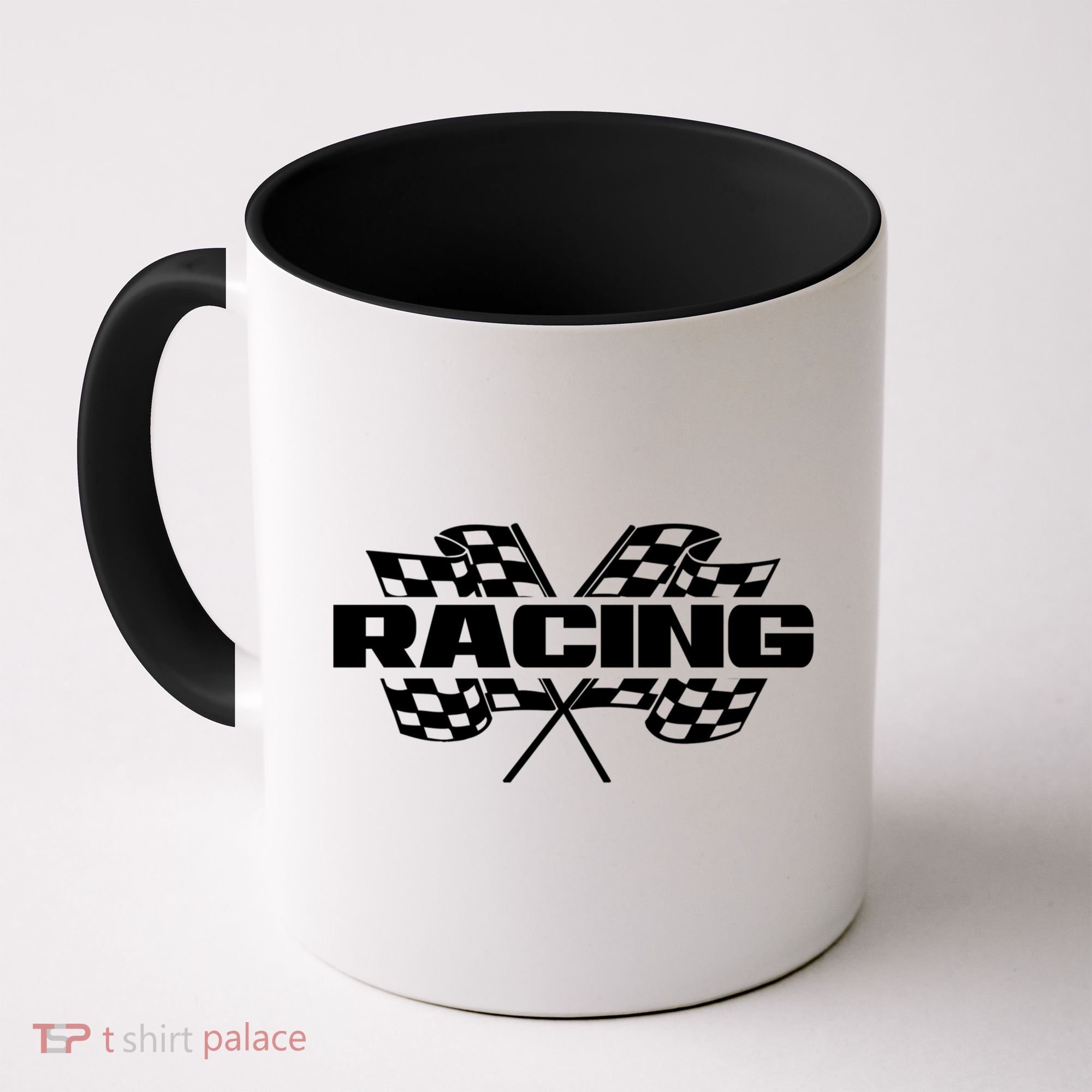 Checker Flag Motorsports Auto Car Racing Flag Funny Gift Coffee Mug