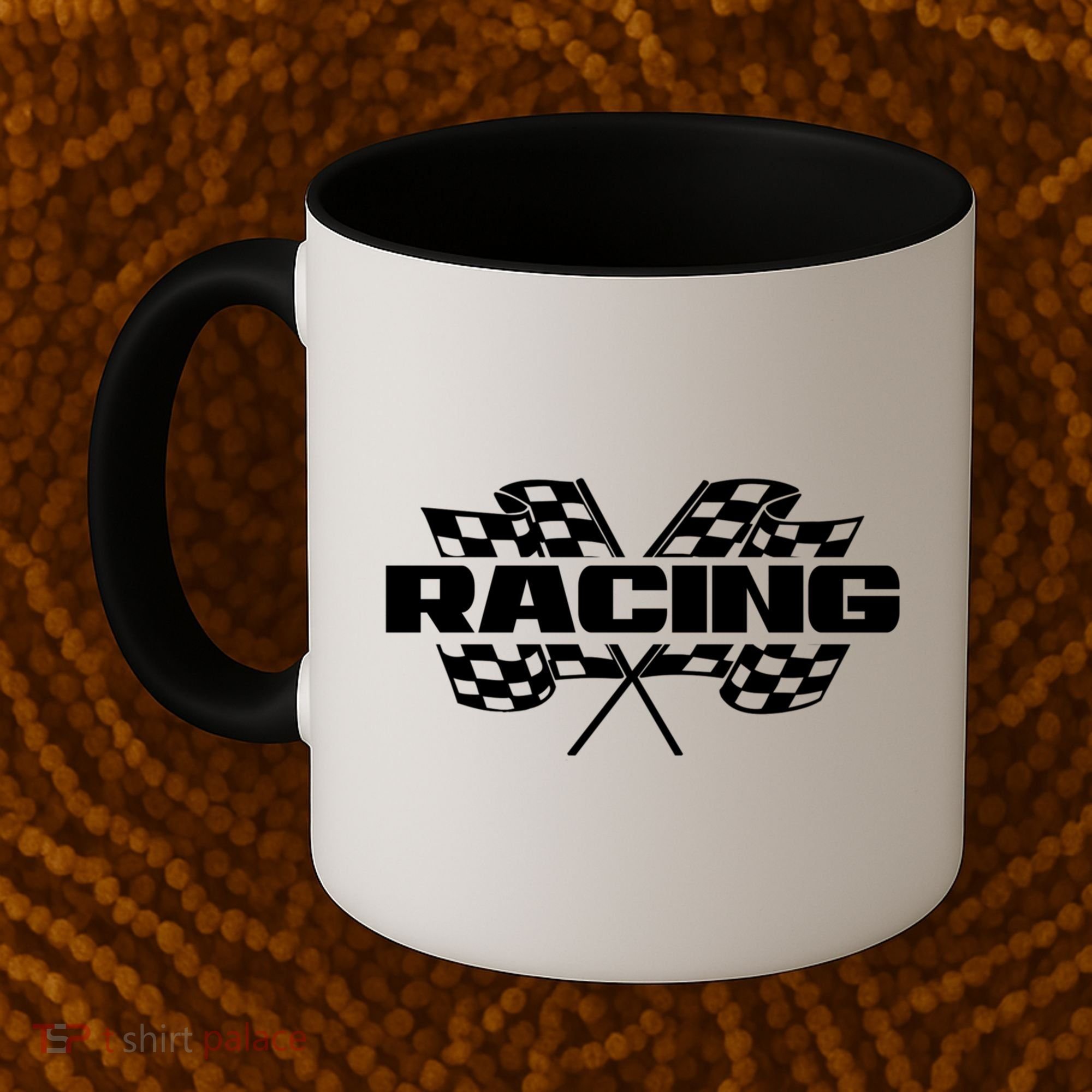 Checker Flag Motorsports Auto Car Racing Flag Funny Gift Coffee Mug