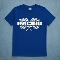 Checker Flag Motorsports Auto Car Racing Flag Funny Gift T-Shirt thumb 5