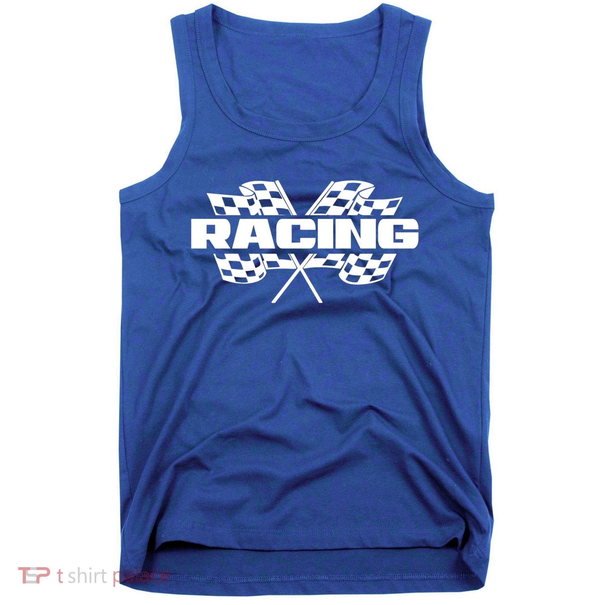 Checker Flag Motorsports Auto Car Racing Flag Funny Gift Tank Top