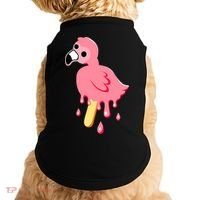 Cute Flamingo Merch Mrflimflam Bird Popsicle Ice Cream Day Gift Doggie Tank thumb 0