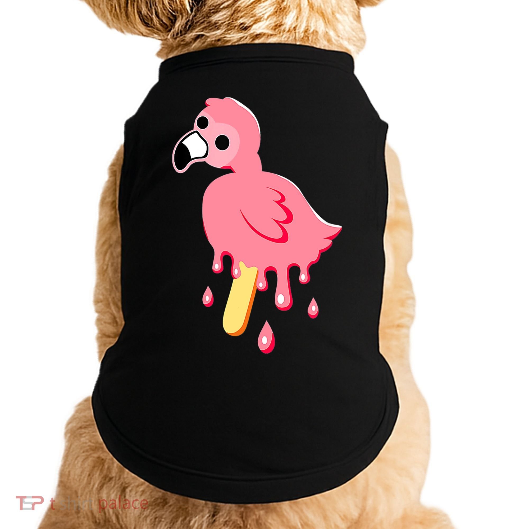 Cute Flamingo Merch Mrflimflam Bird Popsicle Ice Cream Day Gift Doggie Tank