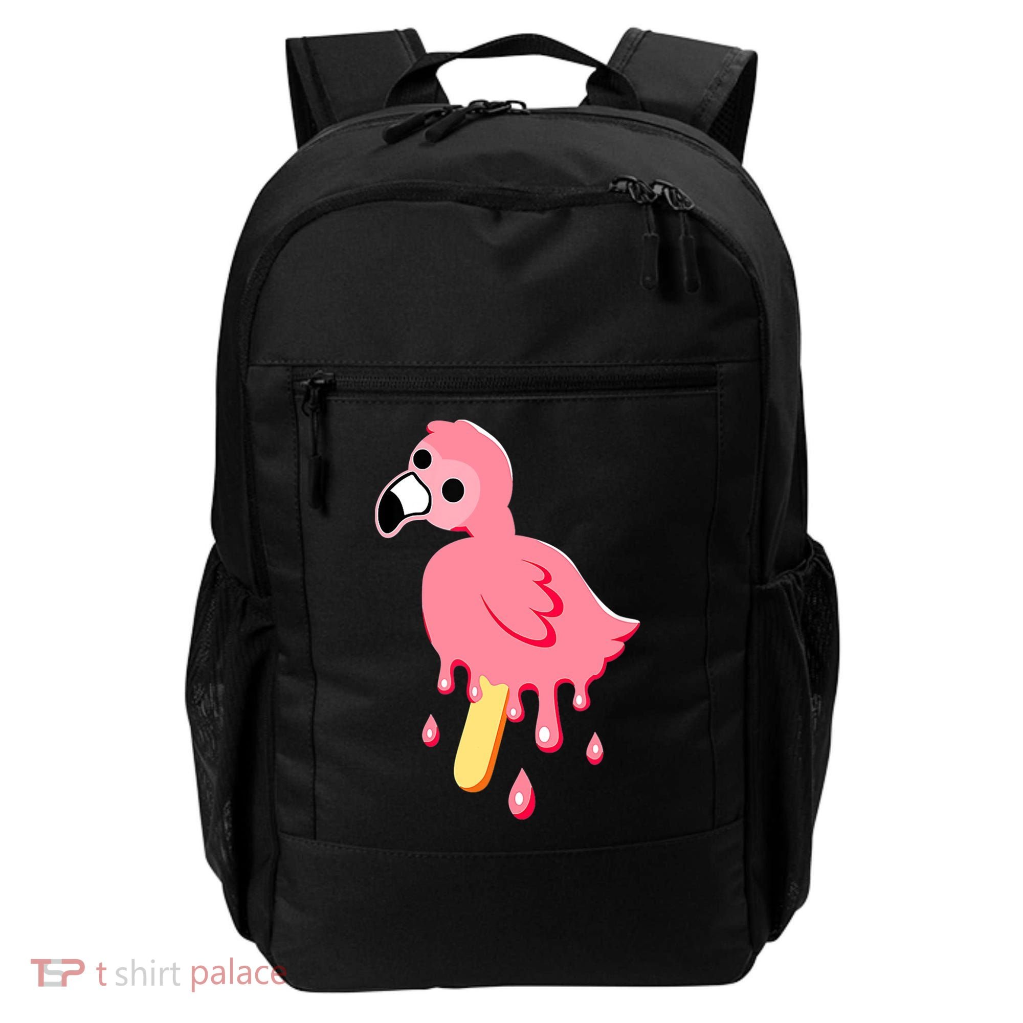 Cute Flamingo Merch Mrflimflam Bird Popsicle Ice Cream Day Gift Backpack