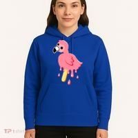 Cute Flamingo Merch Mrflimflam Bird Popsicle Ice Cream Day Gift Hoodie thumb 5
