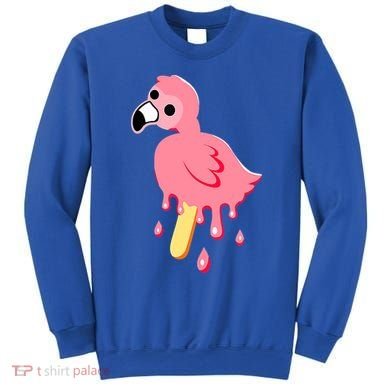 Cute Flamingo Merch Mrflimflam Bird Popsicle Ice Cream Day Gift Sweatshirt