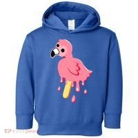 Cute Flamingo Merch Mrflimflam Bird Popsicle Ice Cream Day Gift Toddler Hoodie thumb 0