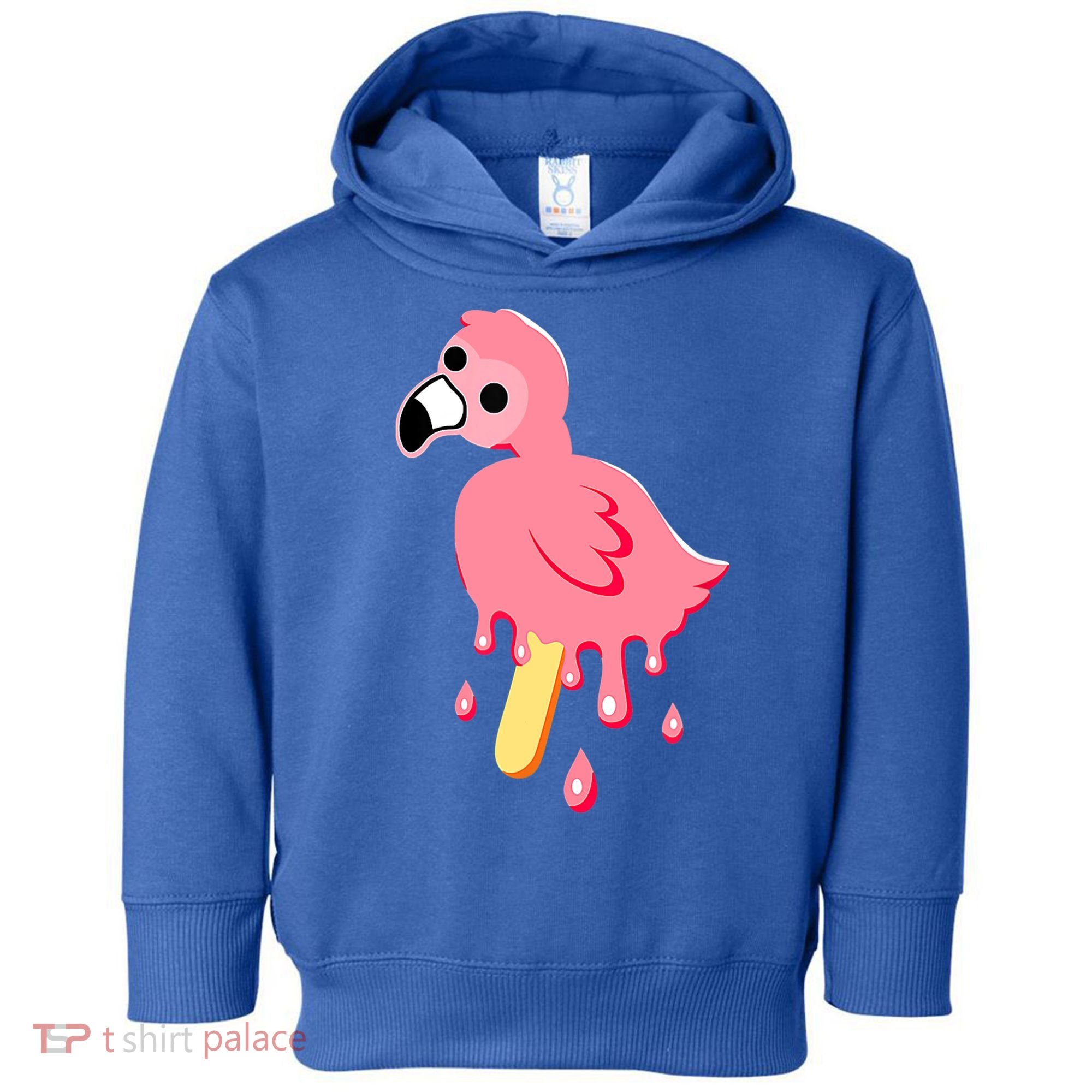 Cute Flamingo Merch Mrflimflam Bird Popsicle Ice Cream Day Gift Toddler Hoodie