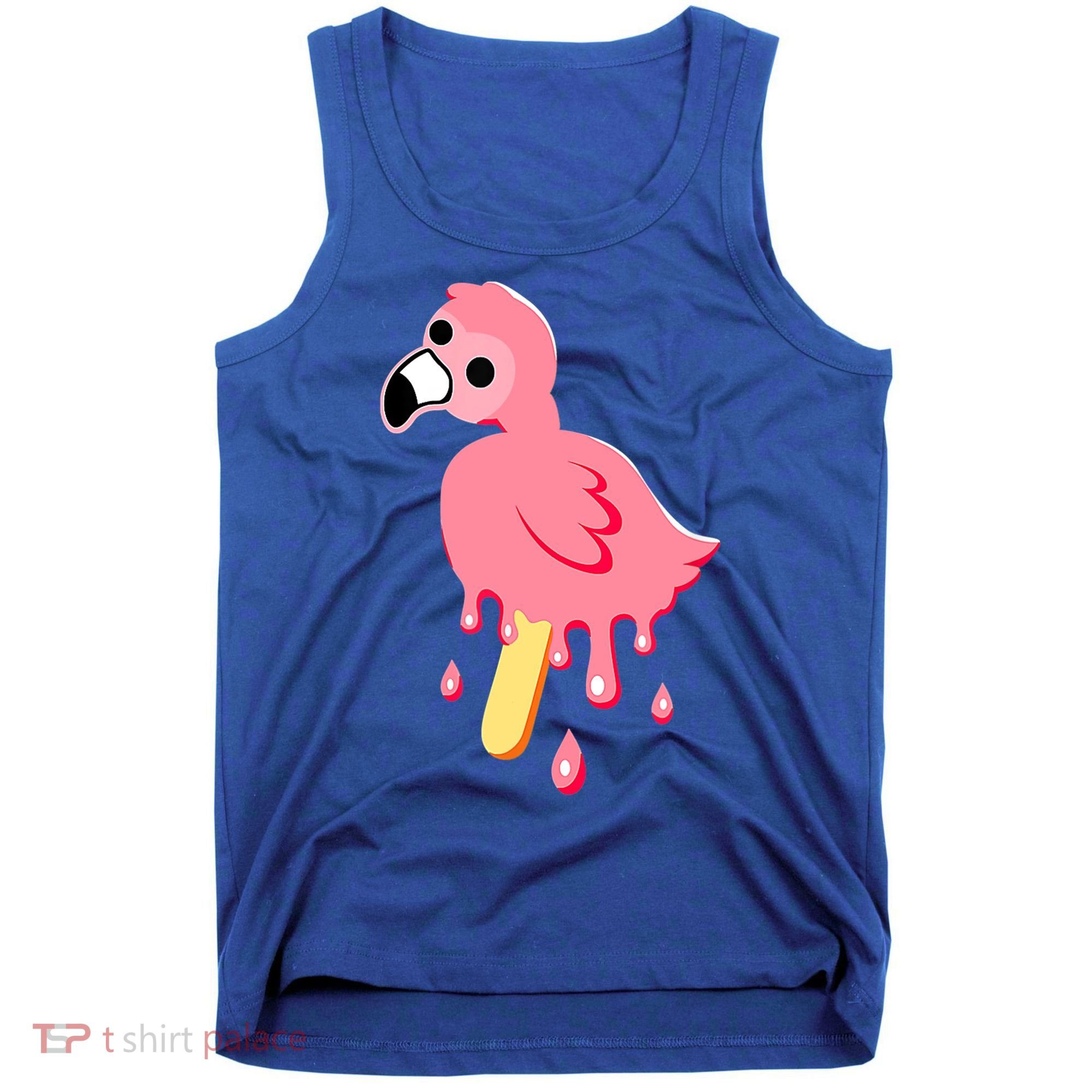 Cute Flamingo Merch Mrflimflam Bird Popsicle Ice Cream Day Gift Tank Top