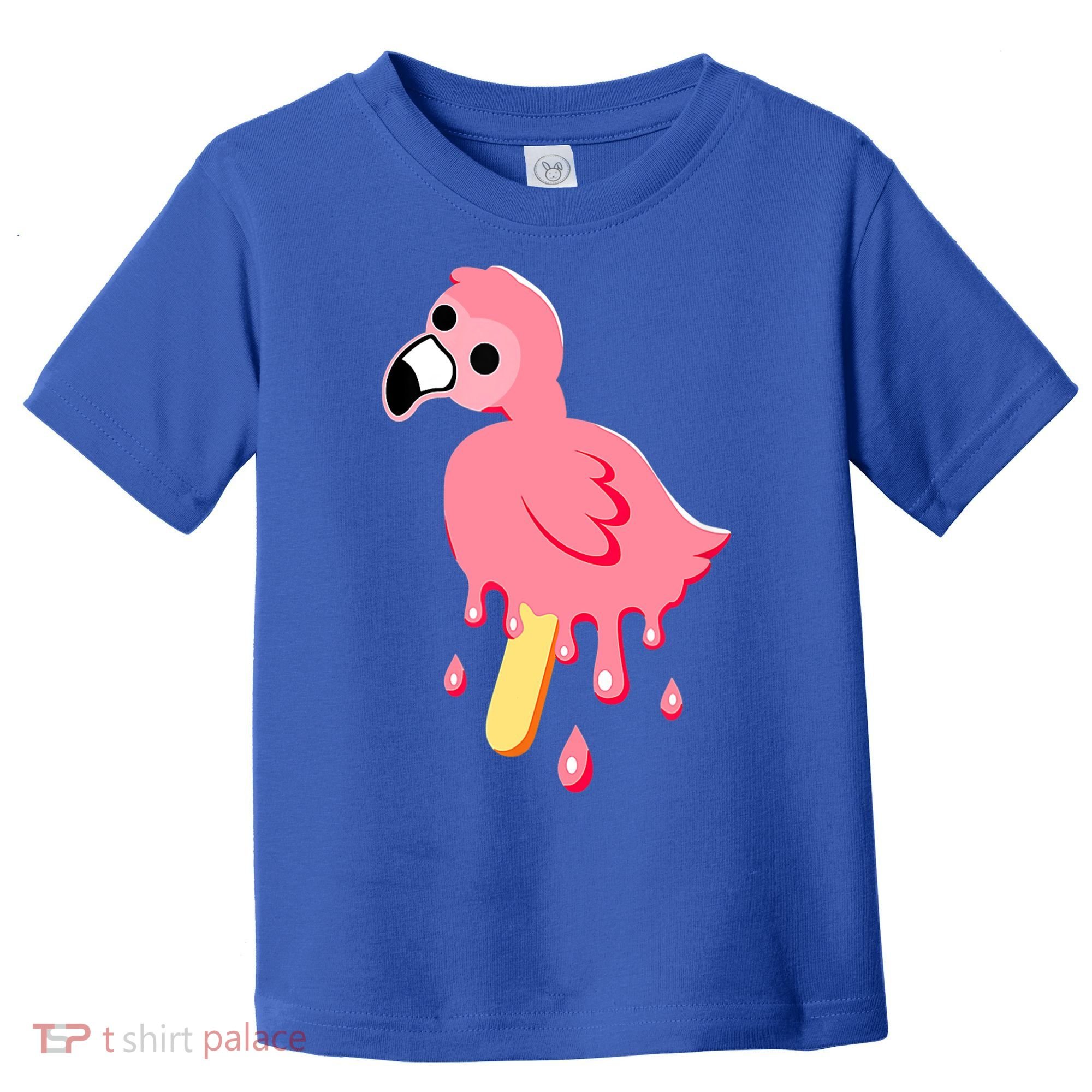 Cute Flamingo Merch Mrflimflam Bird Popsicle Ice Cream Day Gift Toddler T-Shirt