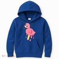 Cute Flamingo Merch Mrflimflam Bird Popsicle Ice Cream Day Gift Kids Hoodie thumb 0