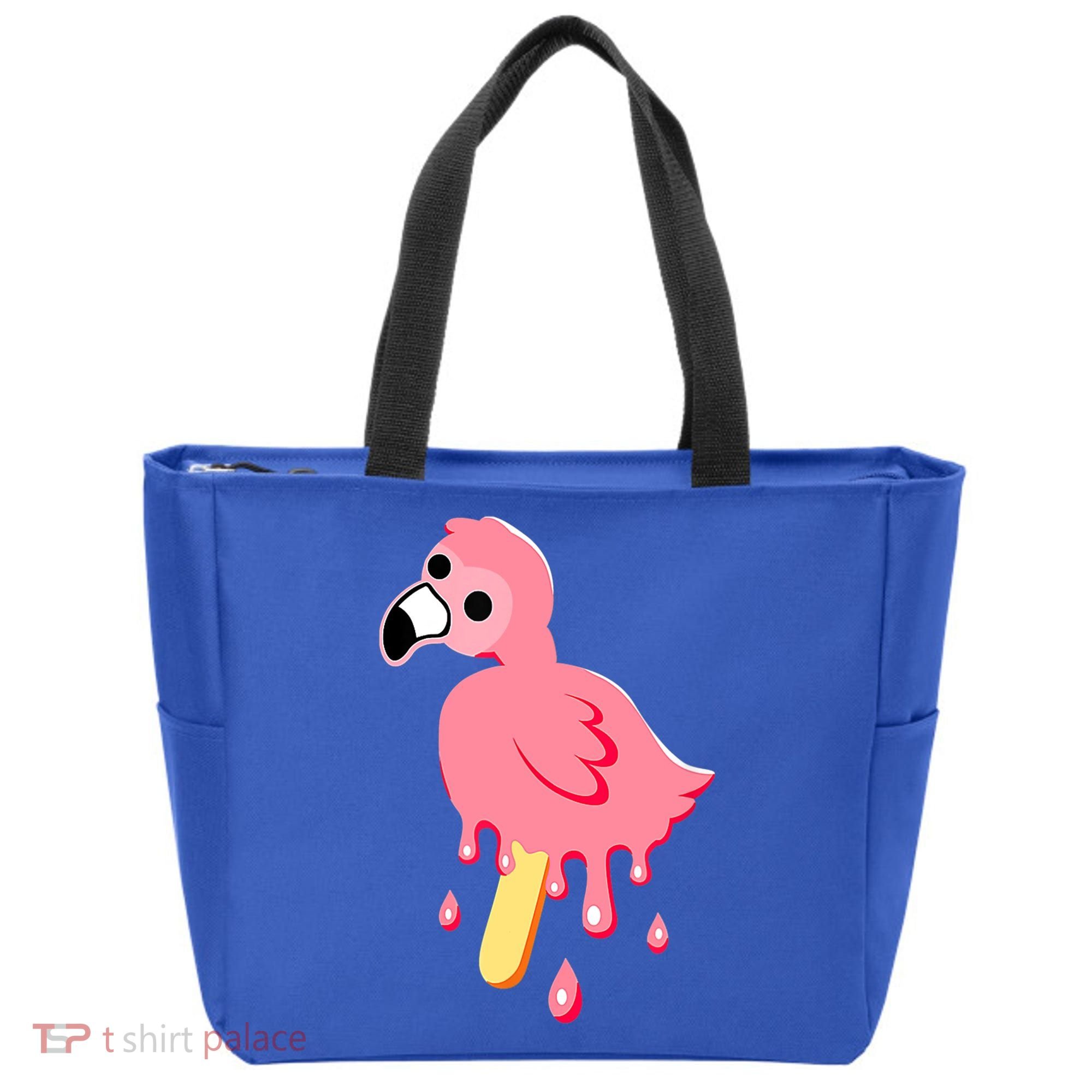 Cute Flamingo Merch Mrflimflam Bird Popsicle Ice Cream Day Gift Tote Bag