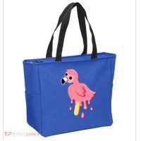 Cute Flamingo Merch Mrflimflam Bird Popsicle Ice Cream Day Gift Tote Bag thumb 2