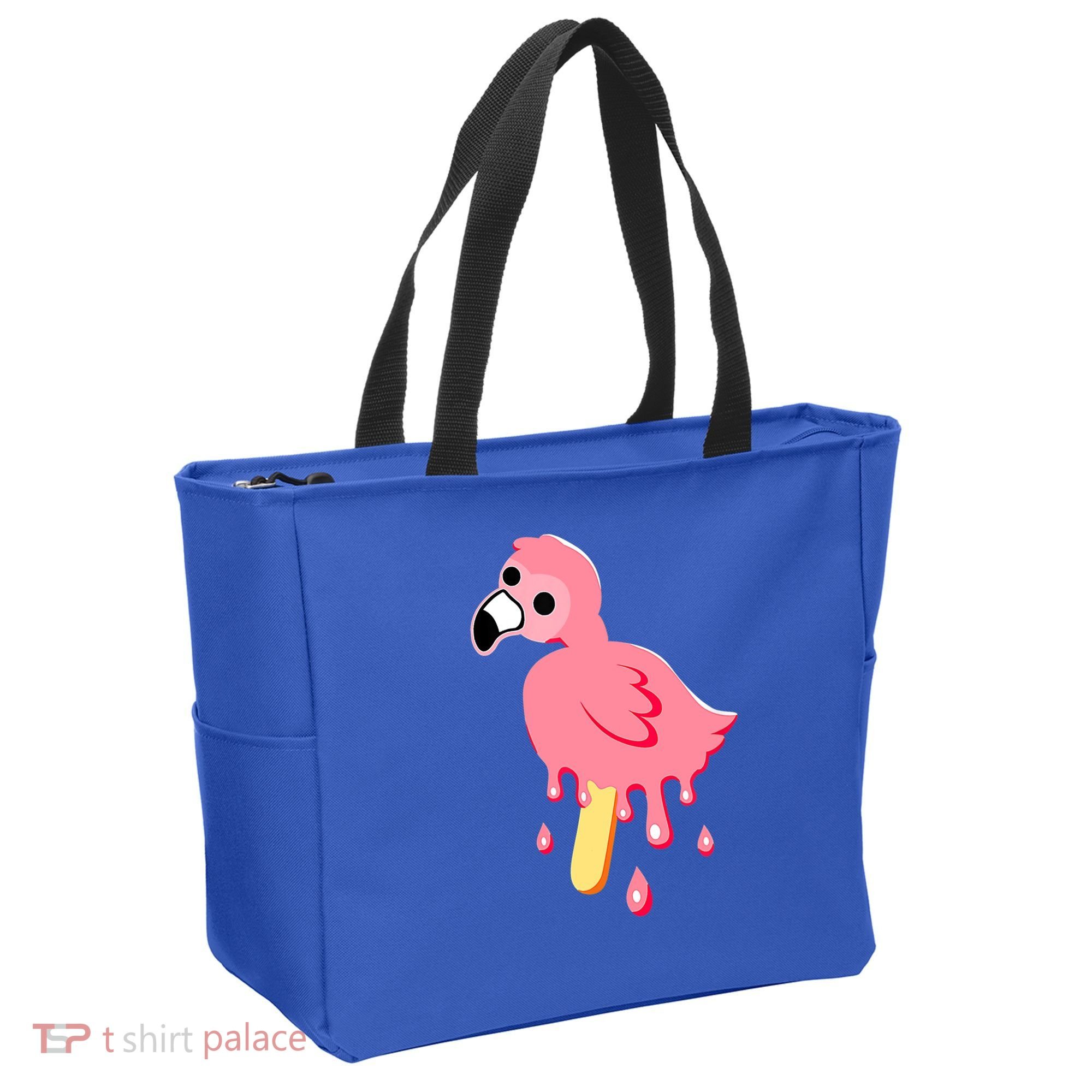 Cute Flamingo Merch Mrflimflam Bird Popsicle Ice Cream Day Gift Tote Bag