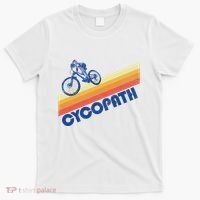 Cycopath! Funny Mountain Biking Vintage Retro 80s T-Shirt thumb 0