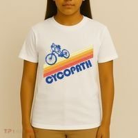 Cycopath! Funny Mountain Biking Vintage Retro 80s T-Shirt thumb 4