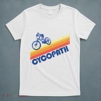 Cycopath! Funny Mountain Biking Vintage Retro 80s T-Shirt thumb 5