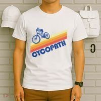 Cycopath! Funny Mountain Biking Vintage Retro 80s T-Shirt thumb 6