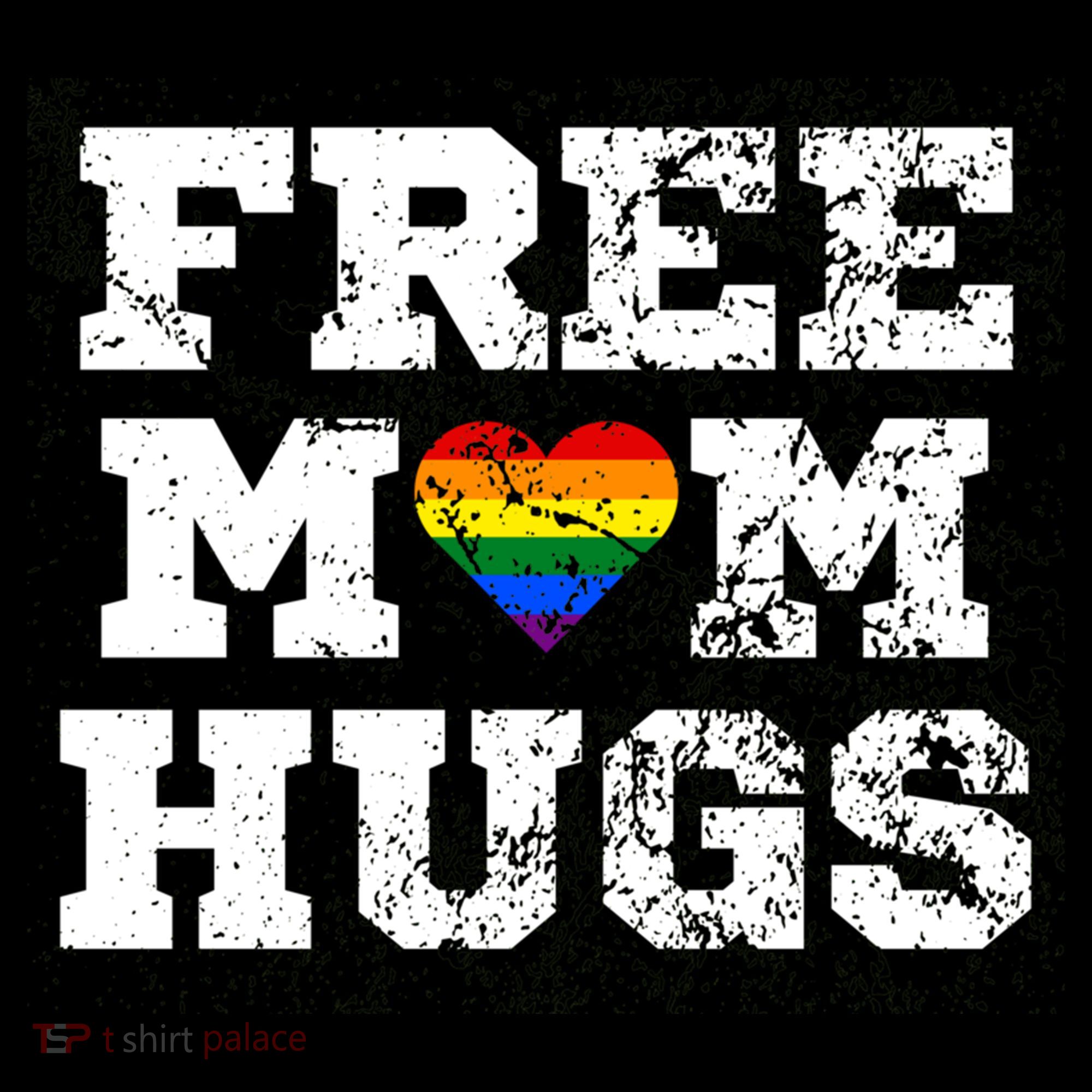 Classic Free Mom Hugs Free Mom Hugs Rainbow Pride Gift Coffee Mug